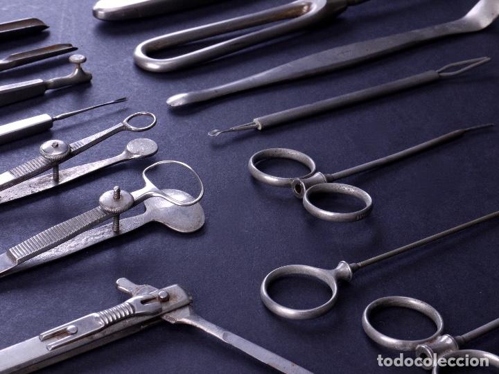 Antig&uuml;edades: INSTRUMENTAL M&Eacute;DICO 14 ELEMENTOS - Foto 5