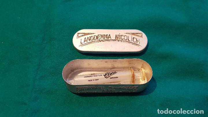 Antig&uuml;edades: JERINGUILLA DE CRISTAL EN CAJA LANODERMA NICOLICH - Foto 8
