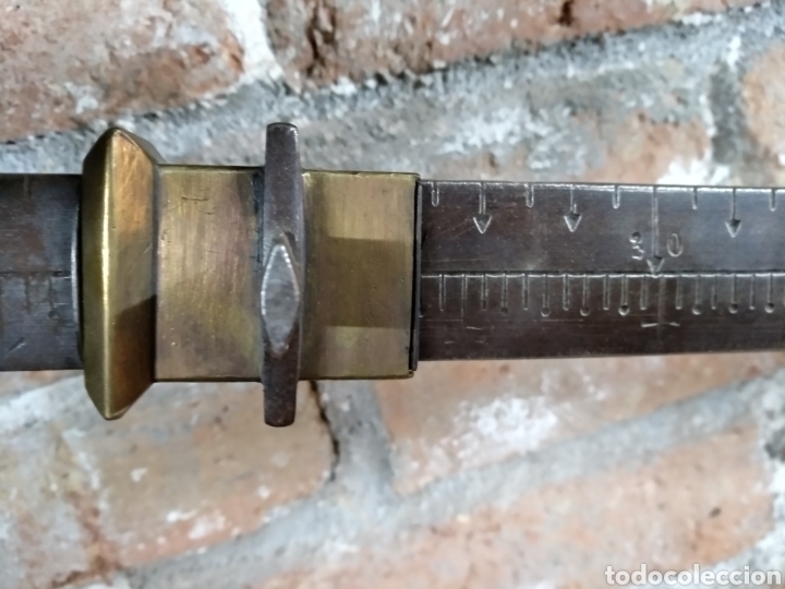 Antig&uuml;edades: Balanza romana, grande largo 111cm - Foto 8