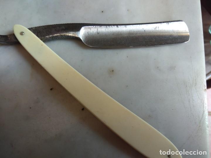 Antig&uuml;edades: Navaja de Barbero Sheffield - Foto 7