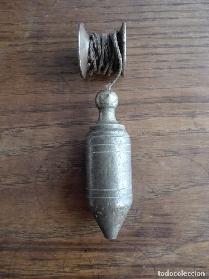 Antig&uuml;edades: Plomada de bronce. Bronce - Foto 1