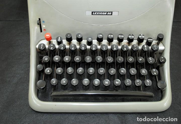 Antig&uuml;edades: M&Aacute;QUINA DE ESCRIBIR HISPANO OLIVETTI LEXICON 80 - Foto 3