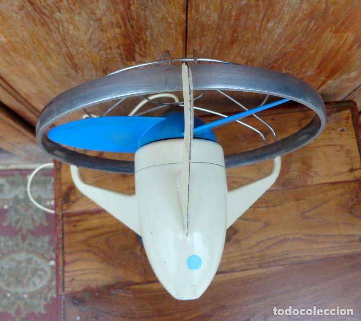 Antig&uuml;edades: Ventilador  de metal, funciona a 125v - Foto 5