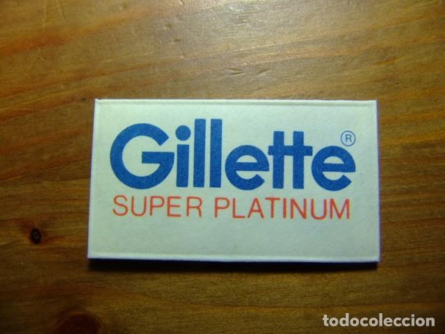 Antig&uuml;edades: CL HOJA de AFEITAR - GILLETTE Super Platinium - Foto 1