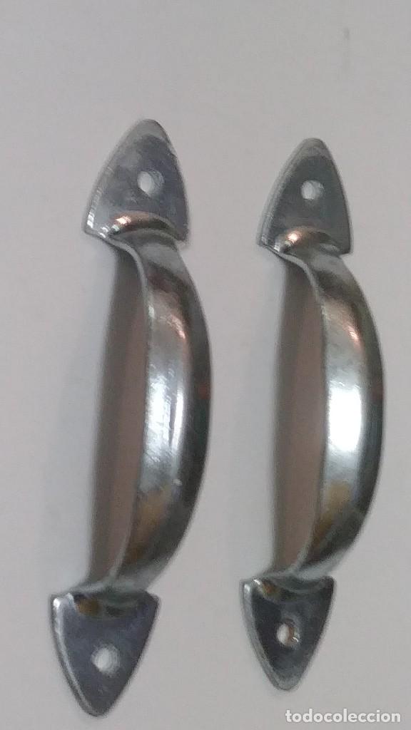 Antig&uuml;edades: asa o tirador de aluminio - Foto 2