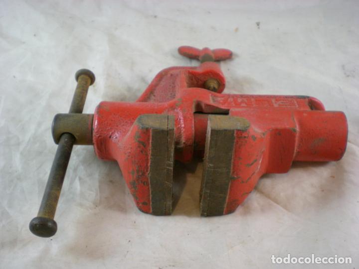 Antig&uuml;edades: Tornillo de Banco Elma N&ordm; 2 - Foto 3
