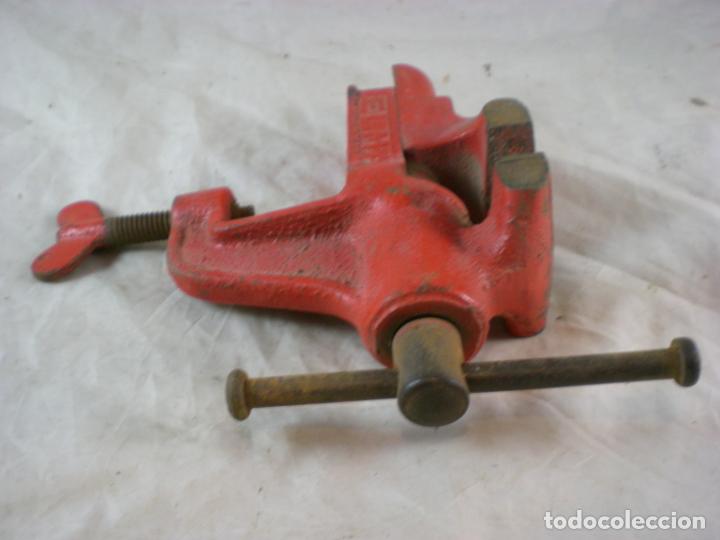 Antig&uuml;edades: Tornillo de Banco Elma N&ordm; 2 - Foto 5