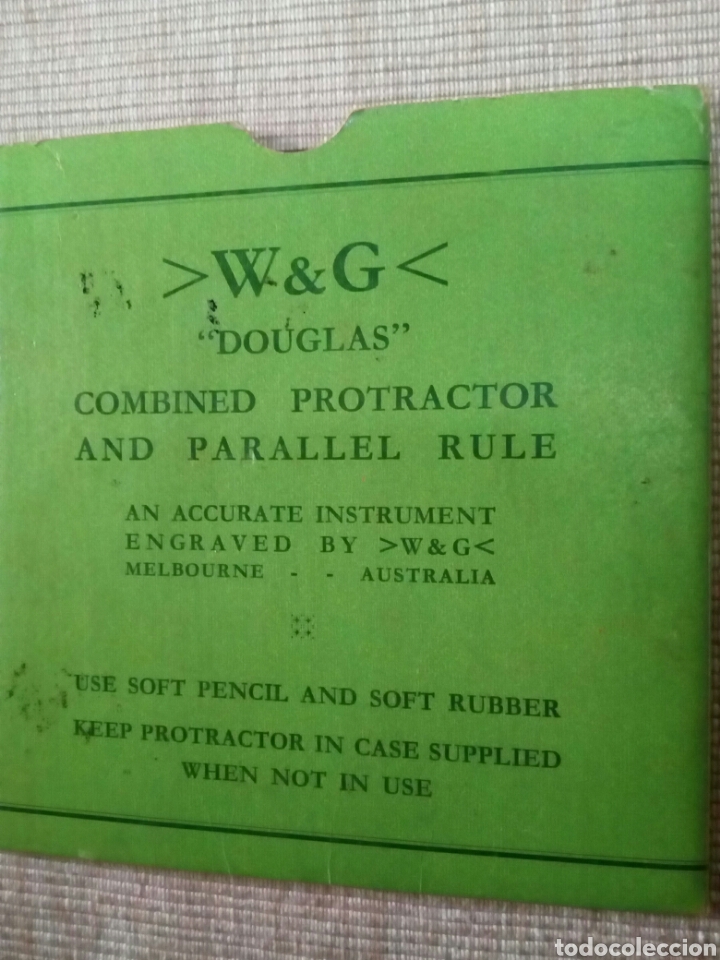 Antig&uuml;edades: TRANSPORTADOR W&G DOUGLAS - Foto 1