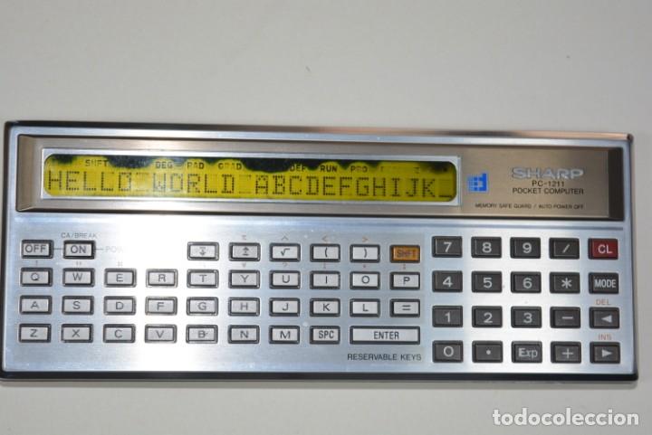 Sharp Pc 1211 Calculadora Pocket Computer Vinta Sold Through Direct Sale