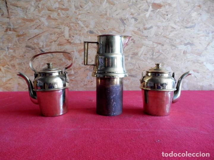 Antigüedades: CAFETERA DE BARCO EN LATÓN - Foto 8 - 163725134