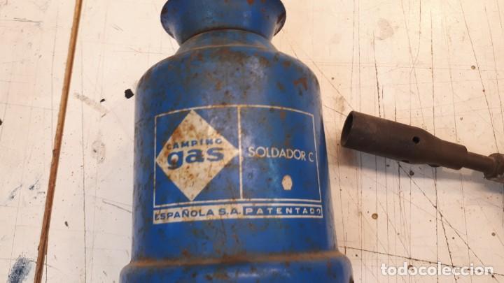 Antig&uuml;edades: Soplete Camping Gas, soldador C. - Foto 3