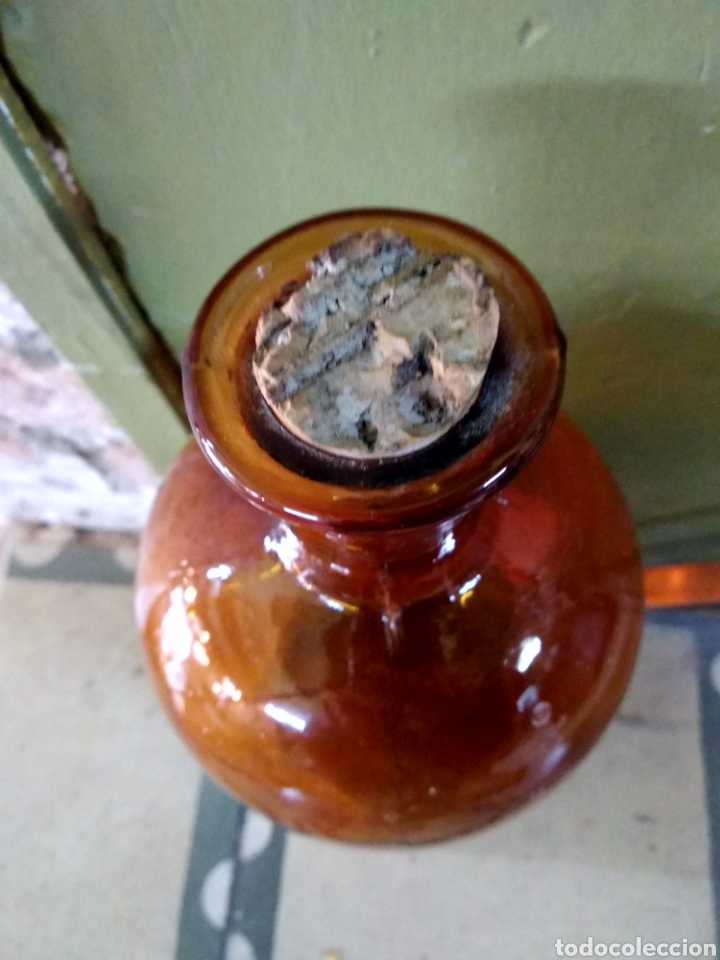 Antig&uuml;edades: Antigua botella de &Eacute;ter - Foto 3