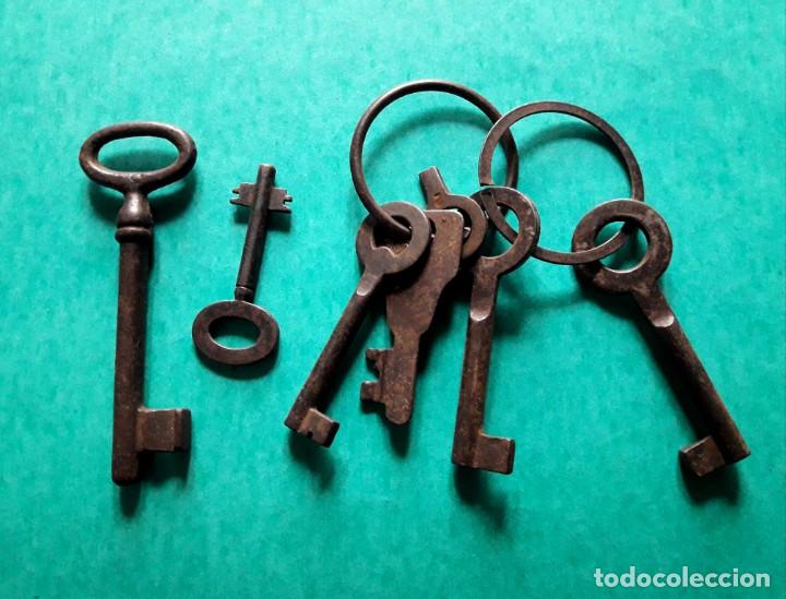 Antig&uuml;edades: 6 (seis) LLAVES ANTIGUAS - Foto 2