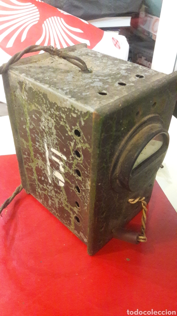 Antig&uuml;edades: Antiguo trasformador corriente radios ect. - Foto 2