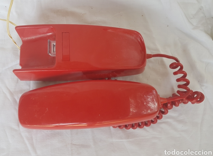 Tel&eacute;fonos: Antiguo tel&eacute;fono rojo de gondola - Foto 2