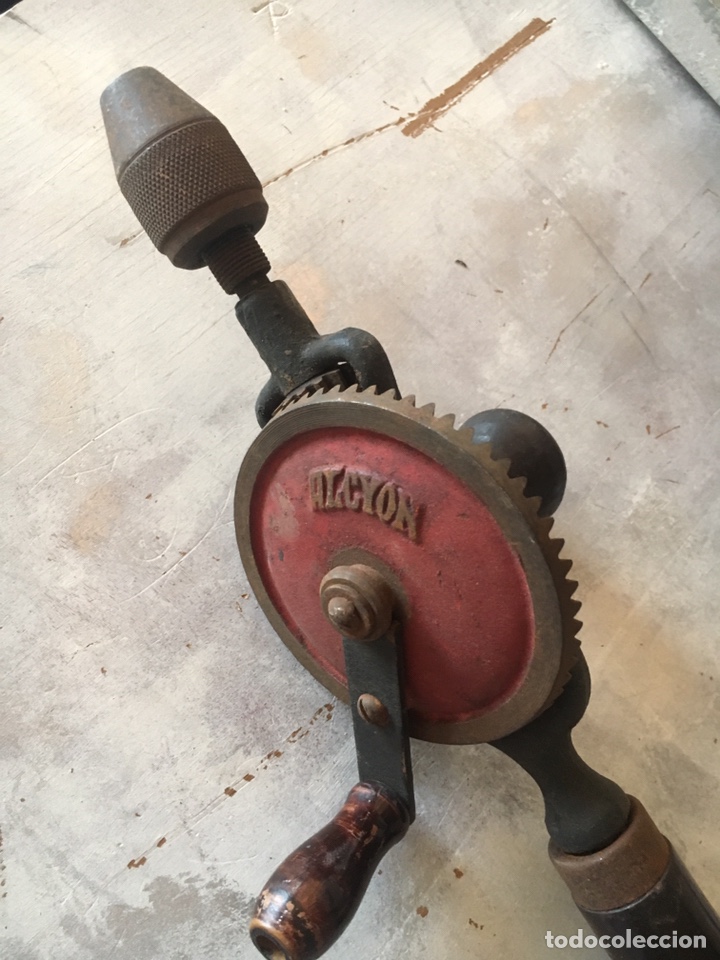 Antig&uuml;edades: ANTIGUO TALADRO MANUAL MARCA ALCYON - Foto 3