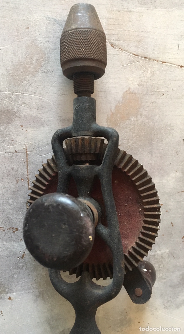Antig&uuml;edades: ANTIGUO TALADRO MANUAL MARCA ALCYON - Foto 5