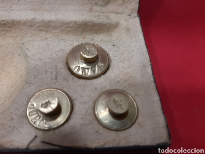 Antig&uuml;edades: ANTIGUA BALANZA COMPLETA DE PESAS. - Foto 3