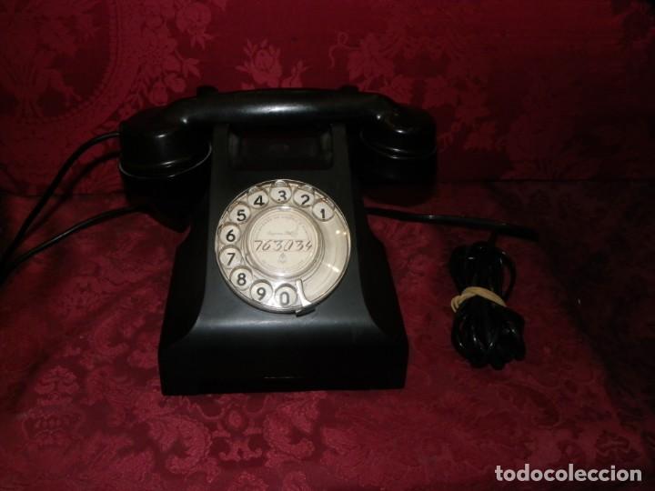 Tel&eacute;fonos: Tel&eacute;fono antiguo a&ntilde;os 50 - Foto 2