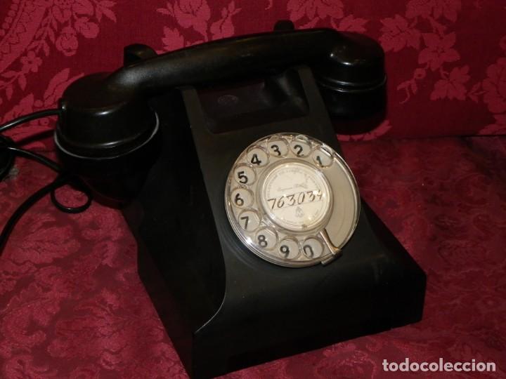 Tel&eacute;fonos: Tel&eacute;fono antiguo a&ntilde;os 50 - Foto 11