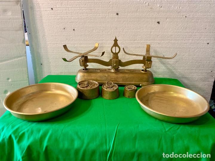 Antig&uuml;edades: BALANZA ANTIGUA BASCULA PESO - Foto 4