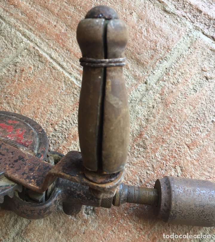 Antig&uuml;edades: ANTIGUO TALADRO MANUAL - Foto 4