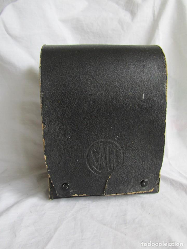 Antig&uuml;edades: Volt&iacute;metro marca SACI, funda original - Foto 2