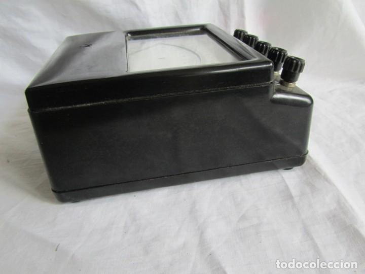 Antig&uuml;edades: Volt&iacute;metro marca SACI, funda original - Foto 13