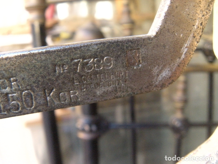Antig&uuml;edades: FARMACIA. PESO B&Aacute;SCULA E. CASTELFORT BARCELONA - Foto 8