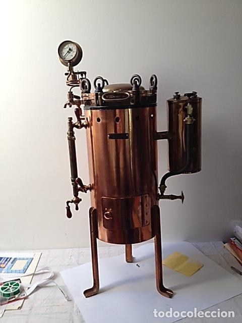 Antig&uuml;edades: INCREIBLE AUTOCLAVE BACTERIOLOGICO HARTMAN - Foto 1