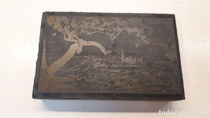 Antig&uuml;edades: Plancha impresi&oacute;n Catedral M&aacute;laga - Foto 2