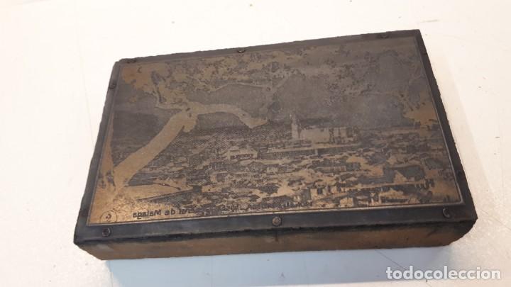 Antig&uuml;edades: Plancha impresi&oacute;n Catedral M&aacute;laga - Foto 4
