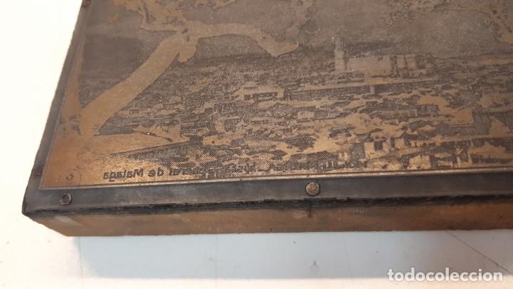 Antig&uuml;edades: Plancha impresi&oacute;n Catedral M&aacute;laga - Foto 5