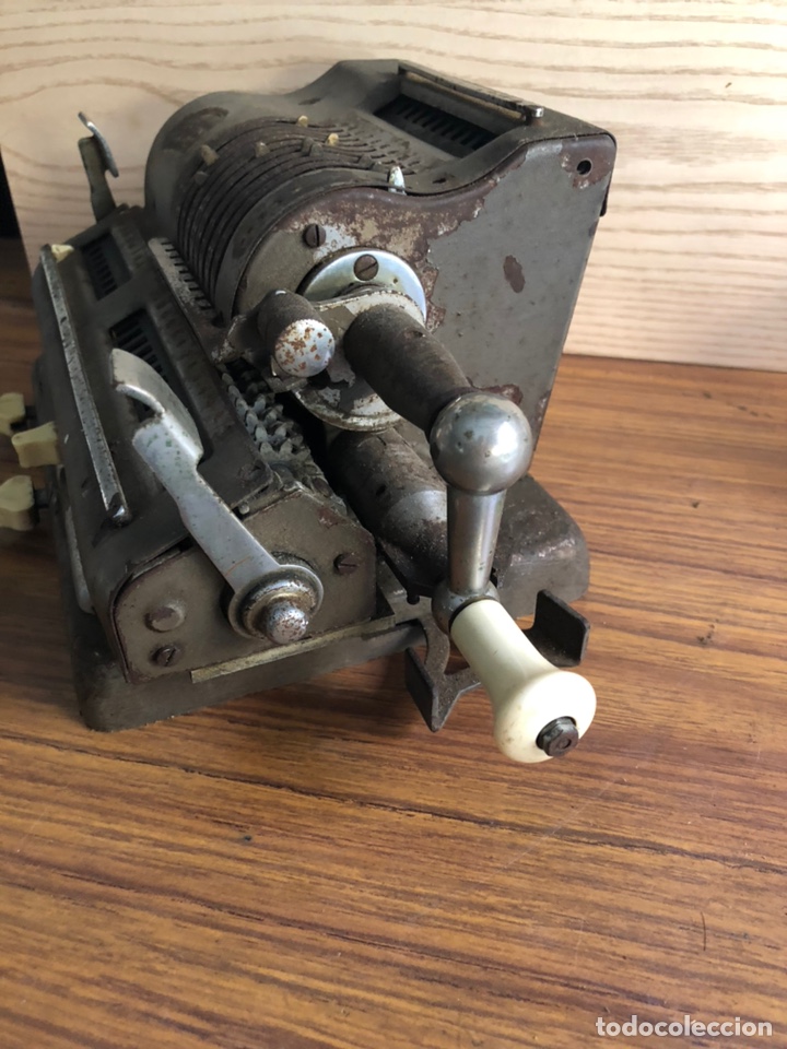 Antig&uuml;edades: CALCULADORA MANUAL IRIS-ANTIGUA. - Foto 3