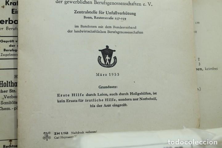botiquín lata alemán antiguo 1955 completo kraf - Comprar Herramientas