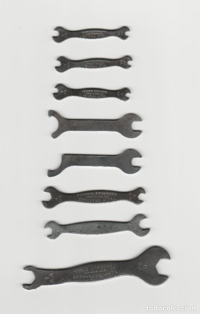 Antig&uuml;edades: LOTE DE 8 MINI LLAVES-TERRYS SPANNERS - Foto 1