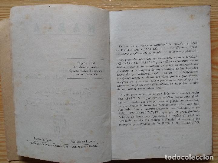 Antig&uuml;edades: REGLA DE CALCULO NABLA 1952 - Foto 11