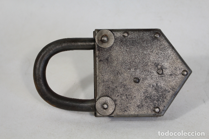 Antig&uuml;edades: candado con llave - Foto 4