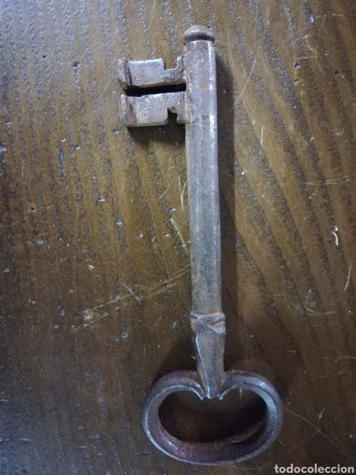 Antig&uuml;edades: Antigua cerradura hierro - Foto 4