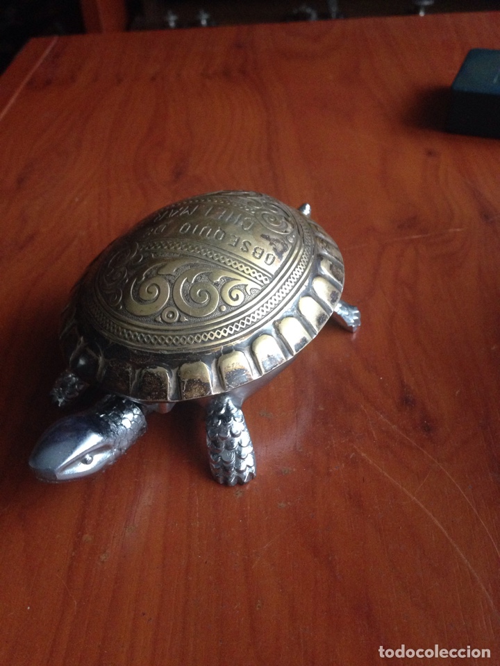 Antig&uuml;edades: Timbre tortuga obsequio de chelmar - Foto 6