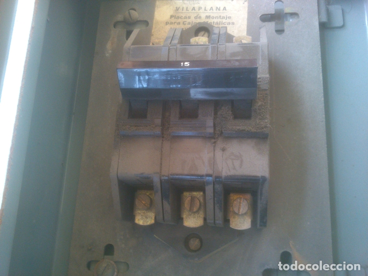 Antigüedades: ELECTRO CONTROL CAJA METALICA CETROL BILBAO - Foto 3 - 171263609