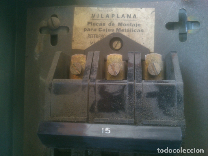 Antigüedades: ELECTRO CONTROL CAJA METALICA CETROL BILBAO - Foto 5 - 171263609