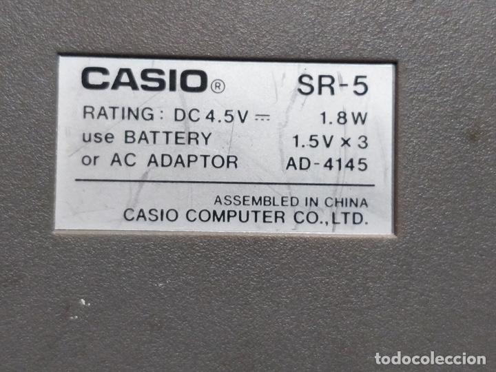 Antig&uuml;edades: Calculadora CASIO SR-5 con rollo de papel - Diversa SA - Foto 5