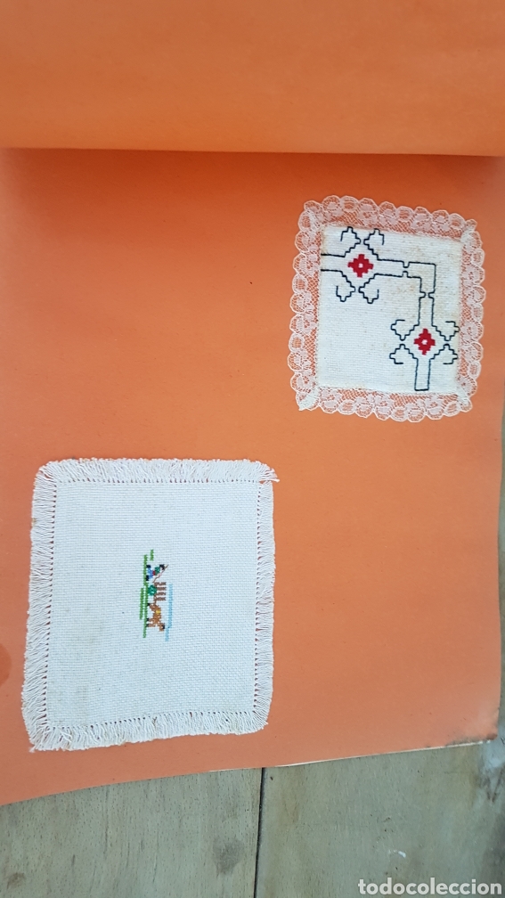 Antig&uuml;edades: Cuaderno escolar de labores de costura - Foto 5