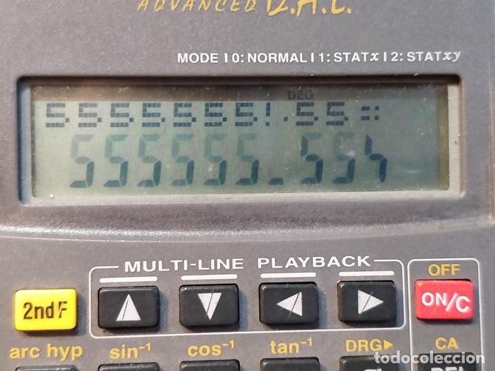 Antig&uuml;edades: Calculadora SHARP advanced D.A.L. (EL-531RH), pantalla da&ntilde;ada - Foto 5