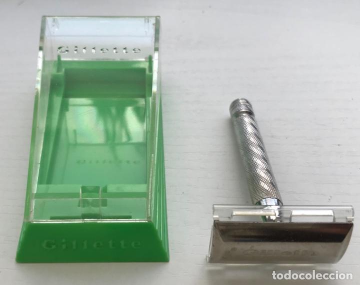 Antig&uuml;edades: Maquinilla de afeitar Gillette con su estuche - Foto 3