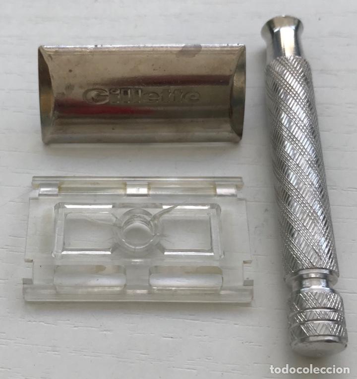 Antig&uuml;edades: Maquinilla de afeitar Gillette con su estuche - Foto 6