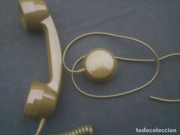 Tel&eacute;fonos: ANTIGUO AURICULAR CON SUPLETORIO VERDE - Foto 1