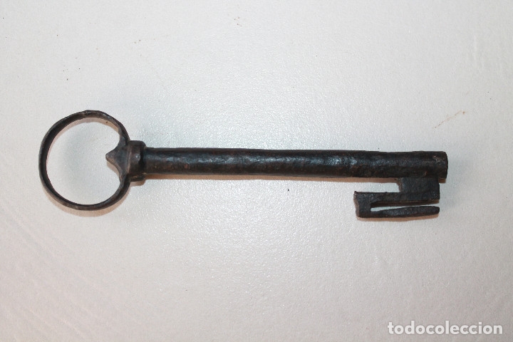 Antig&uuml;edades: LLAVE DE FORJA, 14,50 CM DE LARGO - Foto 3