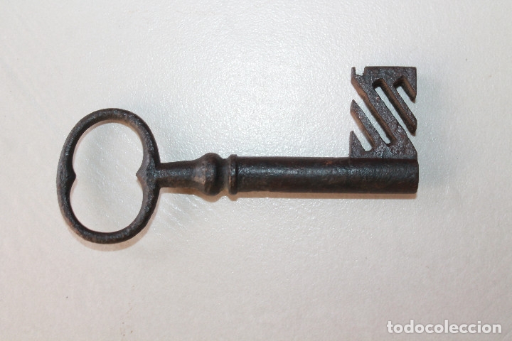 Antig&uuml;edades: LLAVE DE FORJA, 11X4 CM - Foto 1